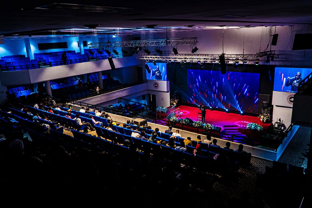 The sanctuary at Jesus House Abuja